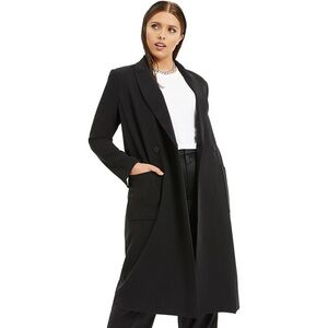 Danielle Bernstein Long Black Suiting Coat (XXL)
